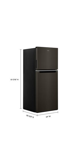 Whirlpool 24-inch Wide Top-Freezer Refrigerator - 11.6 cu. ft. WRT312CZJV
