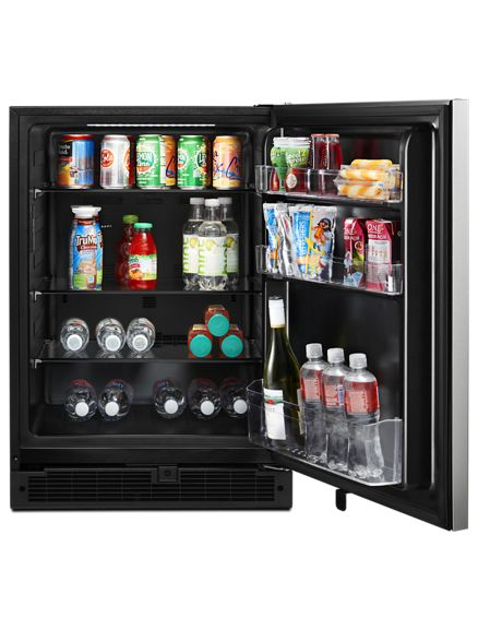 Whirlpool 24-inch Wide Undercounter Refrigerator with Towel Bar Handle - 5.1 cu. ft. WUR35X24HZ