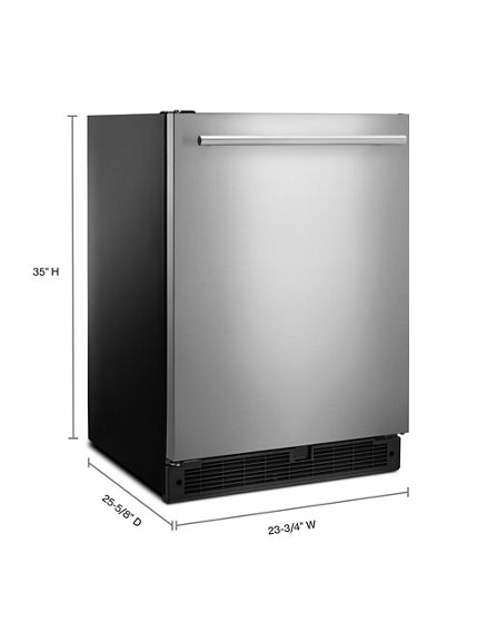 Whirlpool 24-inch Wide Undercounter Refrigerator with Towel Bar Handle - 5.1 cu. ft. WUR35X24HZ