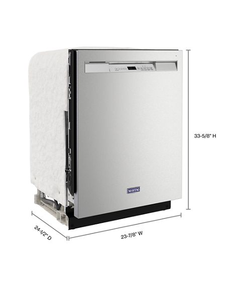 Maytag Stainless steel tub dishwasher with Dual Power filtration MDB4949SKZ