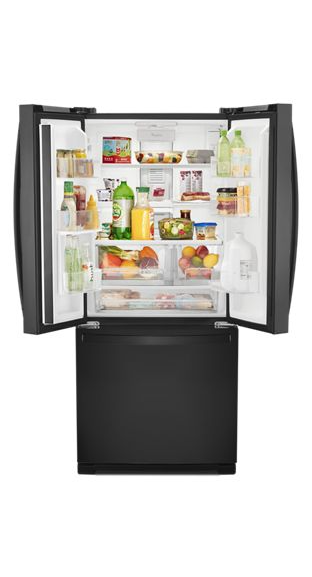 Whirlpool 30-inch Wide French Door Refrigerator - 20 cu. ft. WRF560SEHB