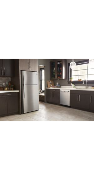 Whirlpool 28-inches wide Top-Freezer Refrigerator WRT134TFDM