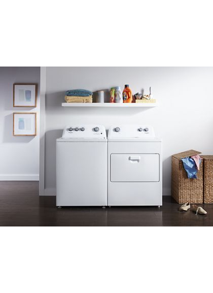 Whirlpool 7.0 cu. ft. Top Load Electric Dryer with AutoDry™ Drying System WED4850HW