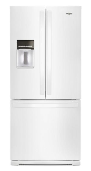 Whirlpool 30-inch Wide French Door Refrigerator - 20 cu. ft. WRF560SEHW