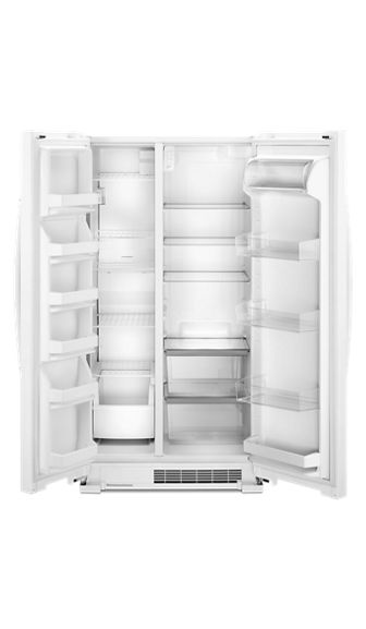 Whirlpool 36-inch Wide Side-by-Side Refrigerator - 25 cu. ft. WRS315SNHW