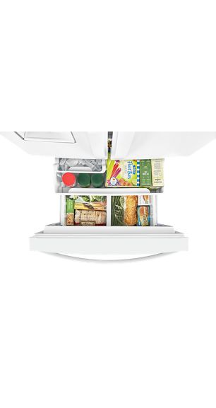 Whirlpool 30-inch Wide French Door Refrigerator - 20 cu. ft. WRF560SEHW