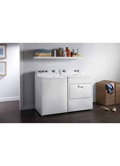 Whirlpool 7.0 cu. ft. Top Load Electric Dryer with AutoDry™ Drying System WED4850HW