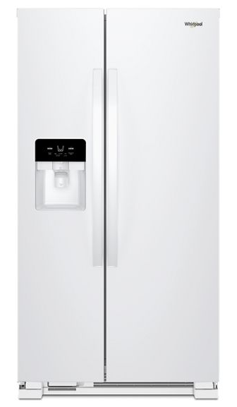 33 Inch Wide Refrigerator With Ice Maker Whirlpool 33-inch Wide Side-by-Side Refrigerator - 21 cu. ft. WRS331SD