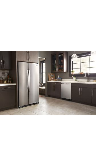 Whirlpool 33-inch Wide Side-by-Side Refrigerator - 22 cu. ft. WRS312SNHM