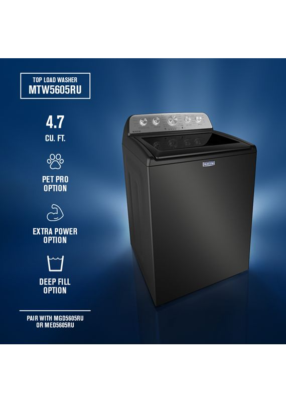Maytag 4.7 cu. ft. Pet Pro Top Load Washer MTW5605RU
