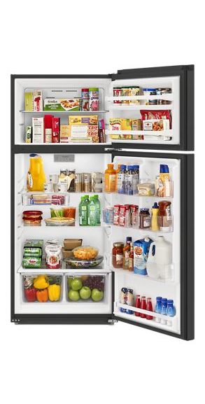 Whirlpool 28-inch Wide Top-Freezer Refrigerator - 16.3 Cu. Ft. WRTX5028PB