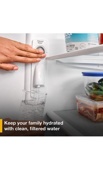 Whirlpool® Counter-Depth French Door Bottom Mount Refrigerator WRFC2036RV