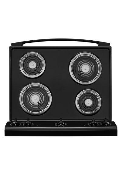 Amana® 30-inch Electric Range with Easy-Clean Glass Door ACR4203MNB