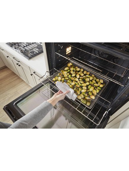 Whirlpool 5.0 Cu. Ft. Wall Oven Microwave Combo with Air Fry WOEC7030PV