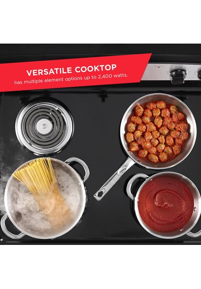 Amana® 30-inch Electric Range with Easy-Clean Glass Door ACR4203MNB