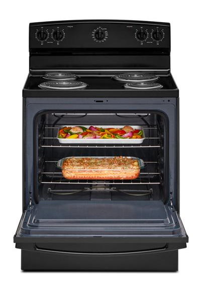 Amana® 30-inch Electric Range with Easy-Clean Glass Door ACR4203MNB
