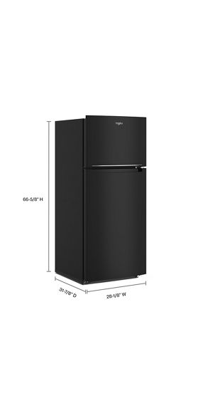 Whirlpool 28-inch Wide Top-Freezer Refrigerator - 16.3 Cu. Ft. WRTX5028PB