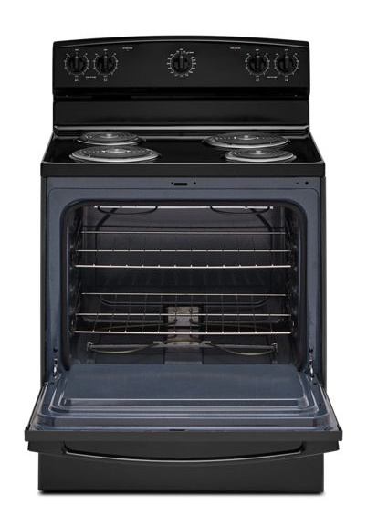 Amana® 30-inch Electric Range with Easy-Clean Glass Door ACR4203MNB