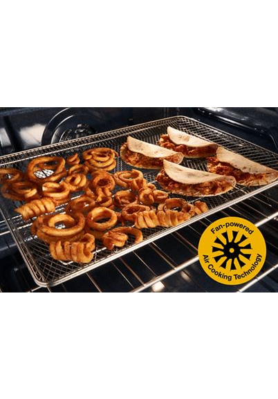 Whirlpool 30-inch Gas Range with Air Cooking Technology, No Preheat Air Fry and Air Baking and Self Clean WFGS5030RZ