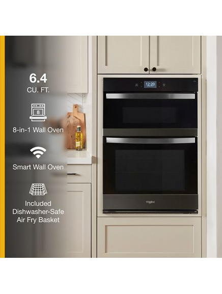 Whirlpool 5.0 Cu. Ft. Wall Oven Microwave Combo with Air Fry WOEC7030PV