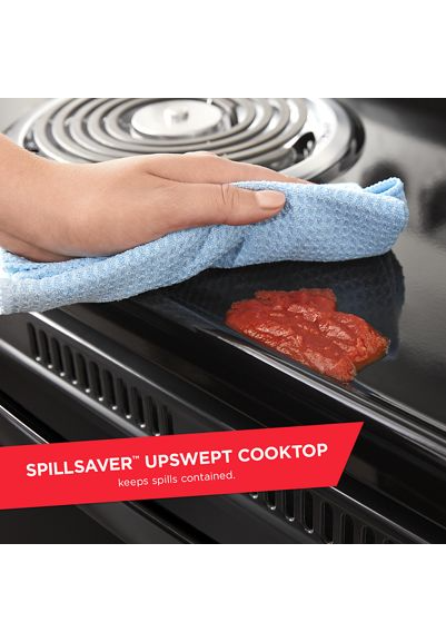 Amana® 30-inch Electric Range with Easy-Clean Glass Door ACR4203MNW