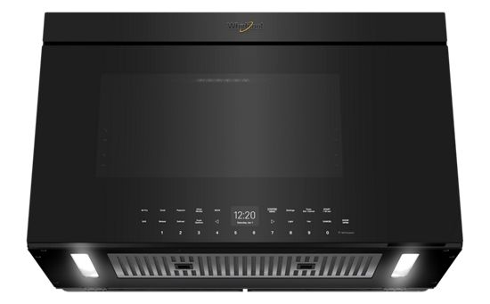 Whirlpool Air Fry Over-the-Range Microwave with Flush Built-In Design WMMF7330RB