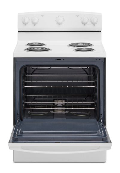 Amana® 30-inch Electric Range with Easy-Clean Glass Door ACR4203MNW