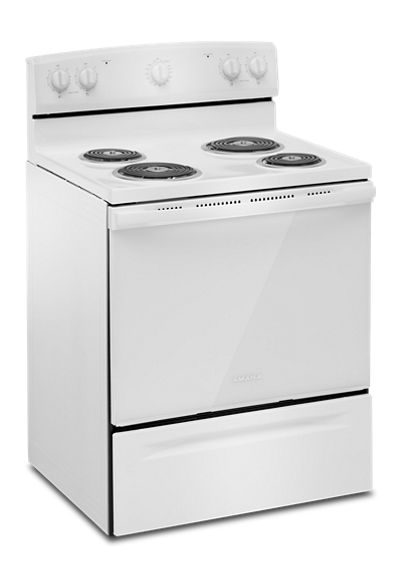 Amana® 30-inch Electric Range with Easy-Clean Glass Door ACR4203MNW