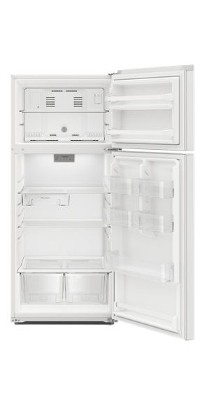 Whirlpool 28-inch Wide Top-Freezer Refrigerator - 16.3 Cu. Ft. WRTX5028PW