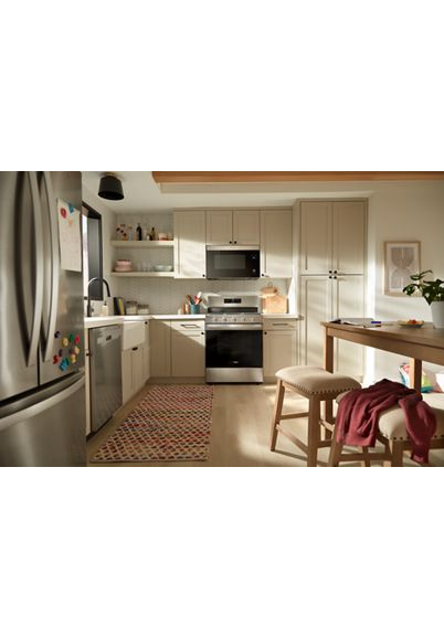 Whirlpool 30-inch Gas Range with Air Cooking Technology, No Preheat Air Fry and Air Baking and Self Clean WFGS5030RZ