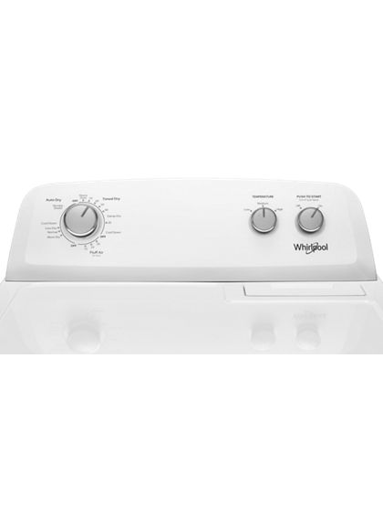 Whirlpool 7.0 cu. ft. Top Load Electric Dryer with AutoDry™ Drying System WED4850HW