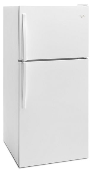 Whirlpool 30-inch Wide Top-Freezer Refrigerator with Factory-Installed Icemaker WRT318FMDW