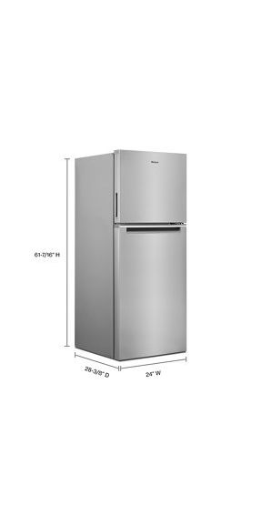 Whirlpool 24-inch Wide Top-Freezer Refrigerator - 11.6 cu. ft. WRT312CZJZ