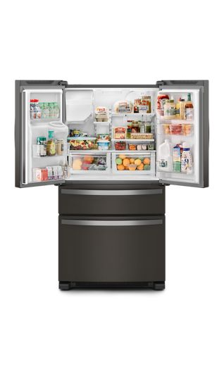 Whirlpool® 36-Inch Wide French Door Bottom Mount Refrigerator WRMF3636RV