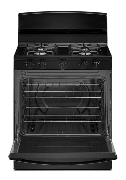Amana® 30-inch Gas Range with Easy-Clean Glass Door AGR4203MNB