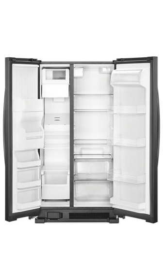 Whirlpool 36-inch Wide Side-by-Side Refrigerator - 25 cu. ft. WRS335SDHB