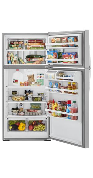 Whirlpool 28-inches wide Top-Freezer Refrigerator WRT134TFDM