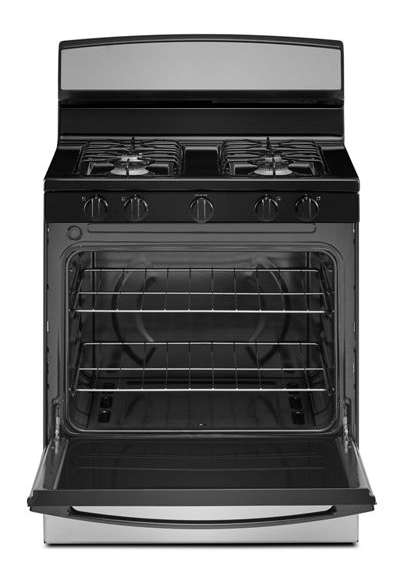 Amana® 30-inch Gas Range with Easy-Clean Glass Door AGR4203MNS