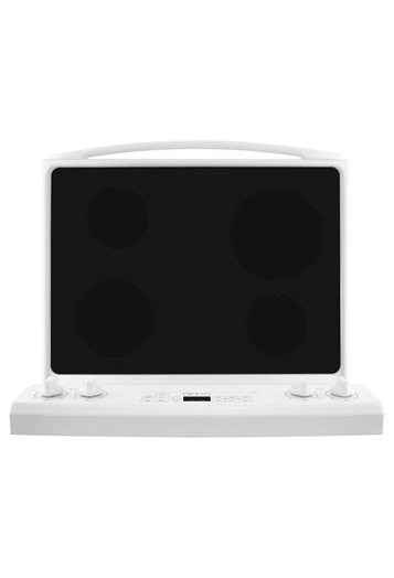 Amana 30-inch Electric Range with Extra-Large Oven Window AER6603SFW