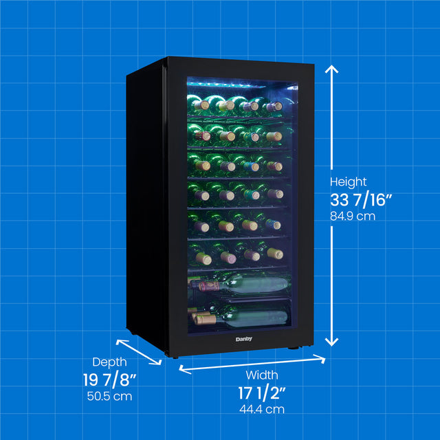 Danby 36 Bottles Storage Wine Cooler DWC036A2BDB-6