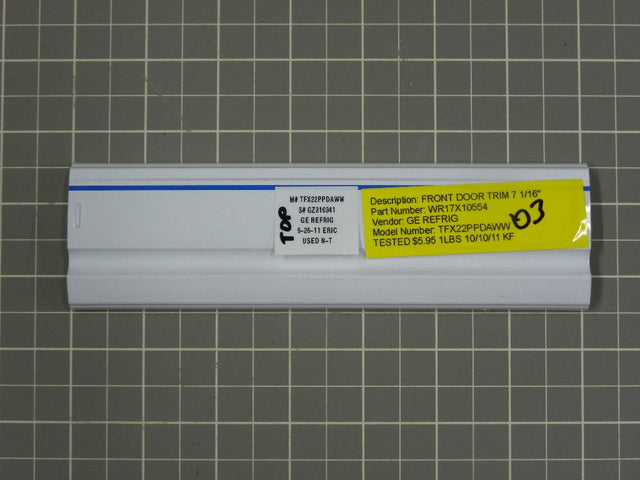 GE Refrigerator Front Door Trim (7 1/16") WR17X10554