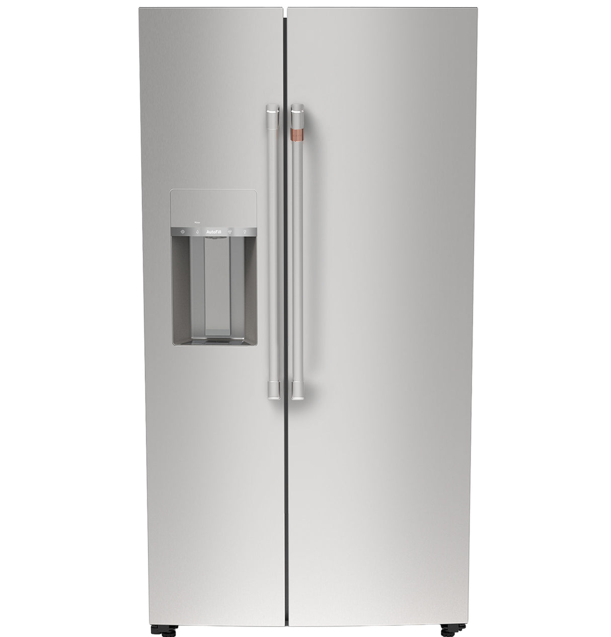 Café™ ENERGY STAR® 24 Cu. Ft. Counter-Depth Side-by-Side Refrigerator with Hands-Free AutoFill and CustomSize Ice CZE24RP2YS1