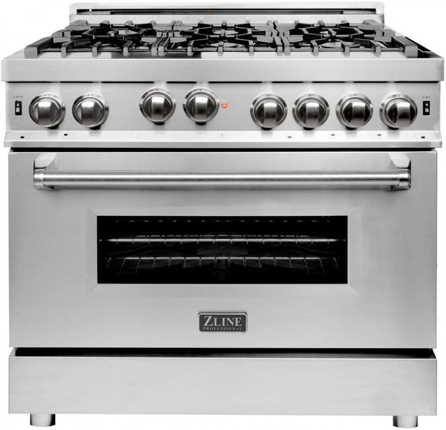 ZLINE 36" Stainless Steel Pro Style Gas Range RG36