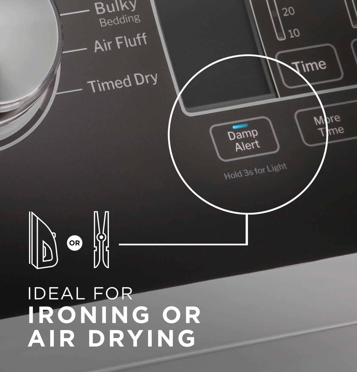 GE® 7.4 cu. ft. Capacity Electric Dryer with Up To 120 ft. Venting and Sensor Dry GTD58EBPVDG