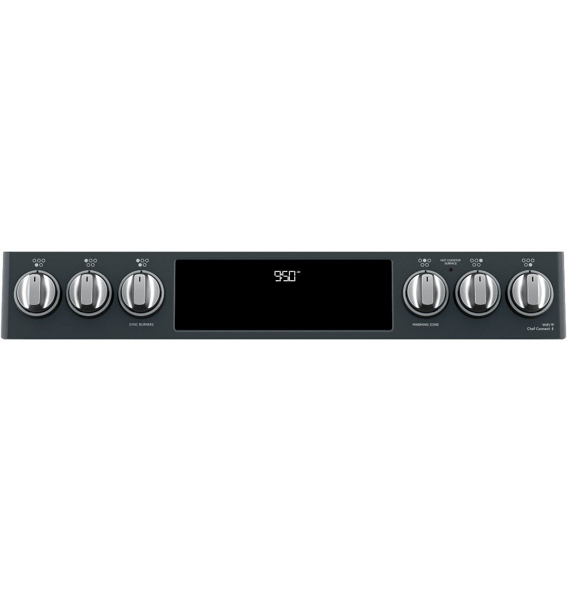 Café 30" Slide-In Front Control Induction and Convection Double Oven Range CHS950P3MD1
