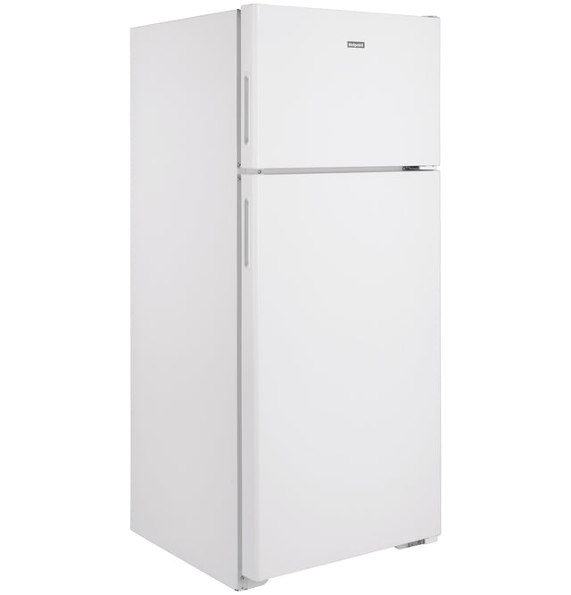 Hotpoint 17.5 Cu. Ft. Recessed Handle Top-Freezer Refrigerator HPS18BTNRWW