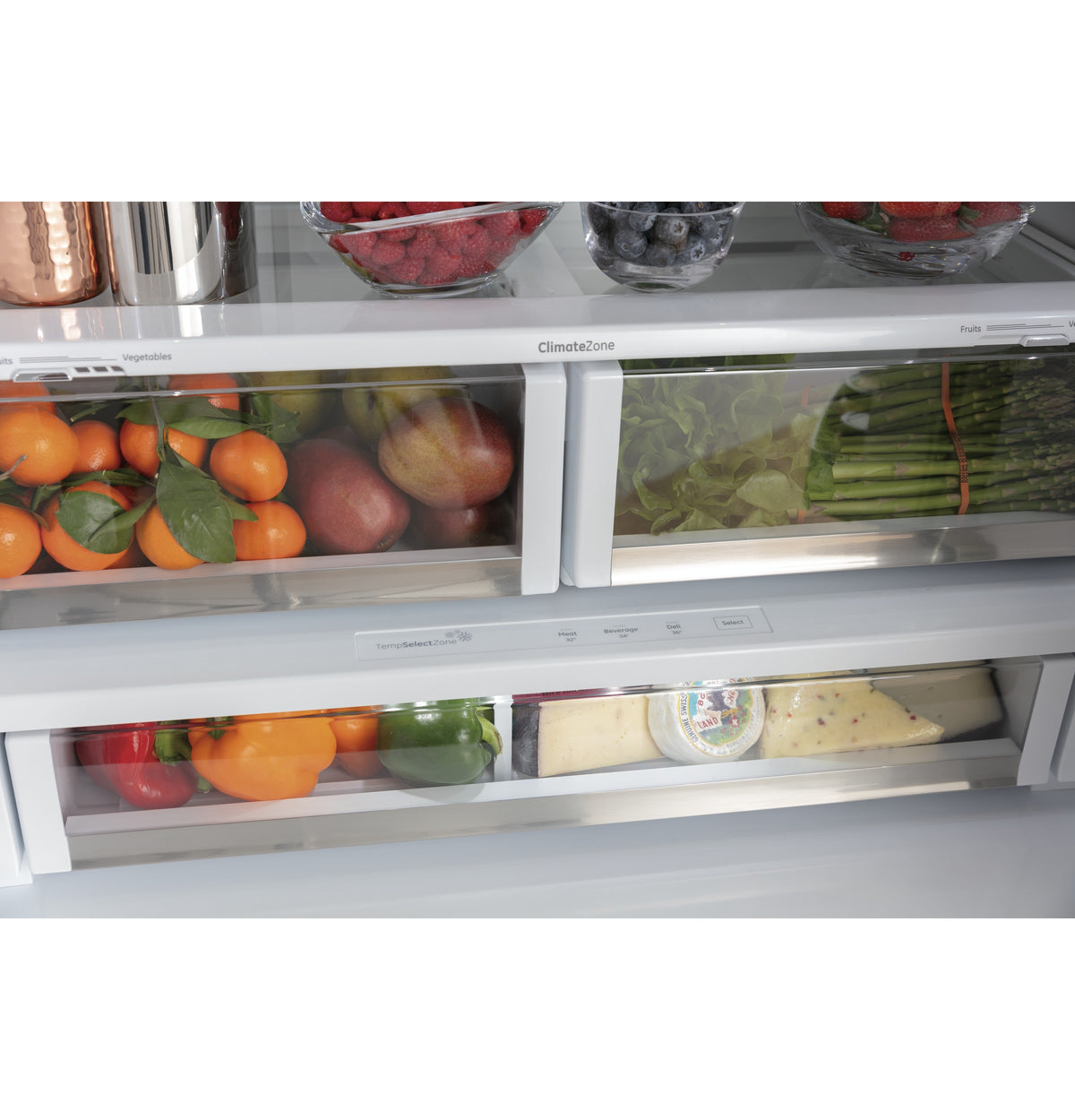 Café ENERGY STAR 23.1 Cu. Ft. Counter-Depth French-Door Refrigerator CWE23SP3MD1