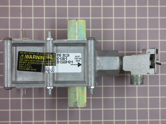 Oven Safety Valve Y0316220