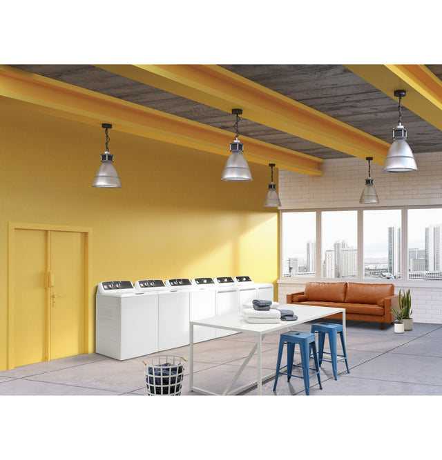 GE® 4.2 cu. ft. Capacity Commercial Washer with Stainless Steel Basket, Built-In App Payment System SITE WIFI REQUIRED VTW525ASRWB