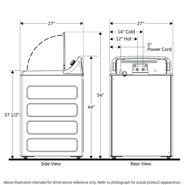 GE® 4.2 cu. ft. Capacity Commercial Washer with Stainless Steel Basket, Built-In App Payment System SITE WIFI REQUIRED VTW525ASRWB